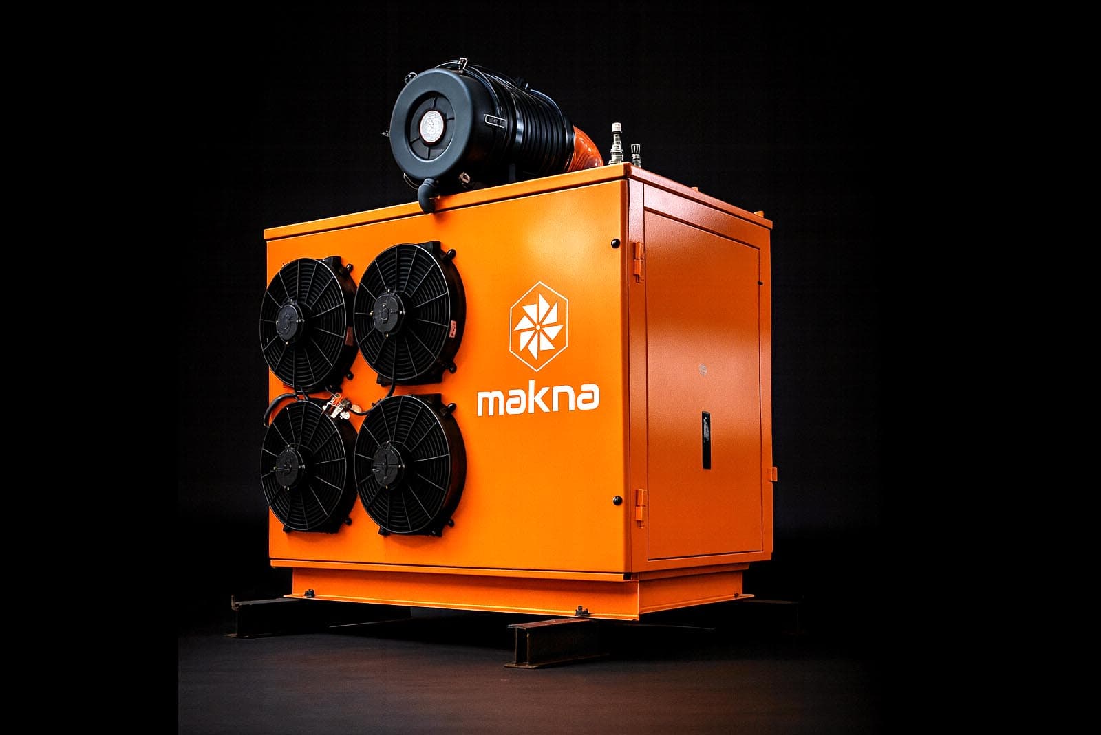 MAKNA hydraulic rock splitter in action, slide 5